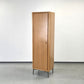 VINTAGE SCHRANK Eiche Besenschrank Design Highboard Garderobe Retro DB1