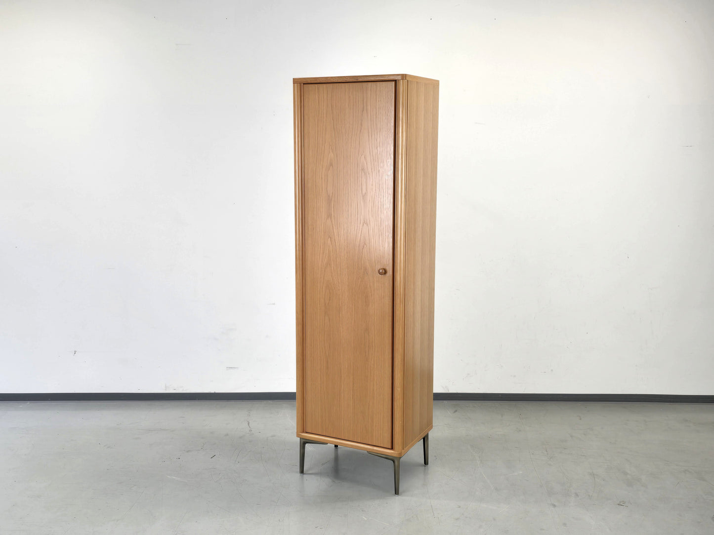 VINTAGE SCHRANK Eiche Besenschrank Design Highboard Garderobe Retro DB1