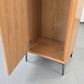 VINTAGE SCHRANK Eiche Besenschrank Design Highboard Garderobe Retro DB1
