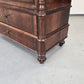ANTIQUER SCHRANK Biedermeier Kleiderschrank Wäscheschrank Nussbaum Holz Antik