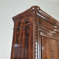 ANTIQUER SCHRANK Biedermeier Kleiderschrank Wäscheschrank Nussbaum Holz Antik