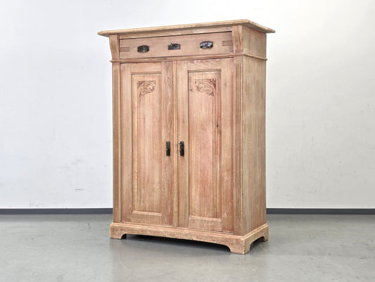 JUGENDSTIL VERTIKO Schrank Weichholz Antik Kommode Halbschrank Anrichte Vintage