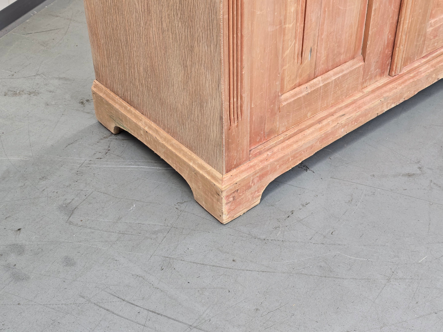 JUGENDSTIL VERTIKO Schrank Weichholz Antik Kommode Halbschrank Anrichte Vintage