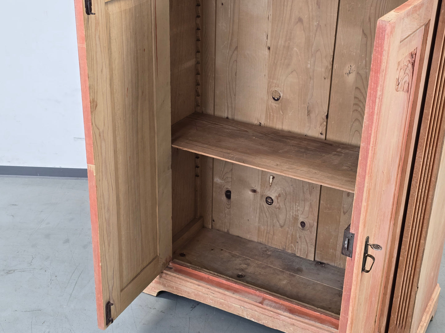 JUGENDSTIL VERTIKO Schrank Weichholz Antik Kommode Halbschrank Anrichte Vintage
