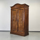 BIEDERMEIER SCHRANK Nussbaum Kleiderschrank Dielenschrank Antik Massiv