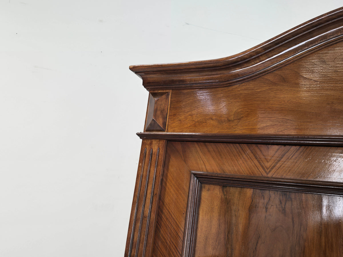 BIEDERMEIER SCHRANK Nussbaum Kleiderschrank Dielenschrank Antik Massiv