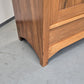 JUGENDSTIL KLEIDERSCHRANK Nussbaum Antik Spiegelschrank Intarsie 1920