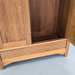 JUGENDSTIL KLEIDERSCHRANK Nussbaum Antik Spiegelschrank Intarsie 1920