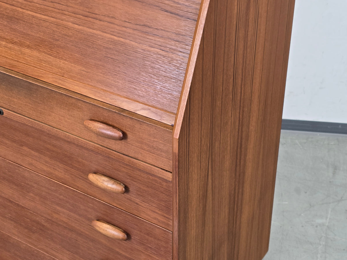 DYRLUND Sekretär Teak Mid Century Dänisch Vintage Kommode Desk Schreibtisch 60s