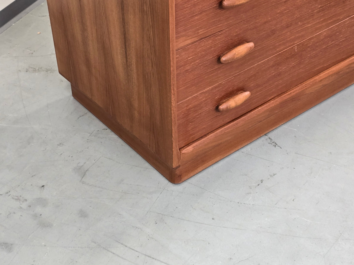 DYRLUND Sekretär Teak Mid Century Dänisch Vintage Kommode Desk Schreibtisch 60s