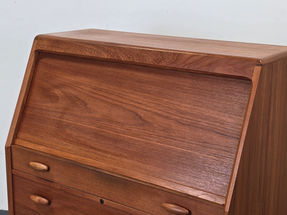 DYRLUND Sekretär Teak Mid Century Dänisch Vintage Kommode Desk Schreibtisch 60s