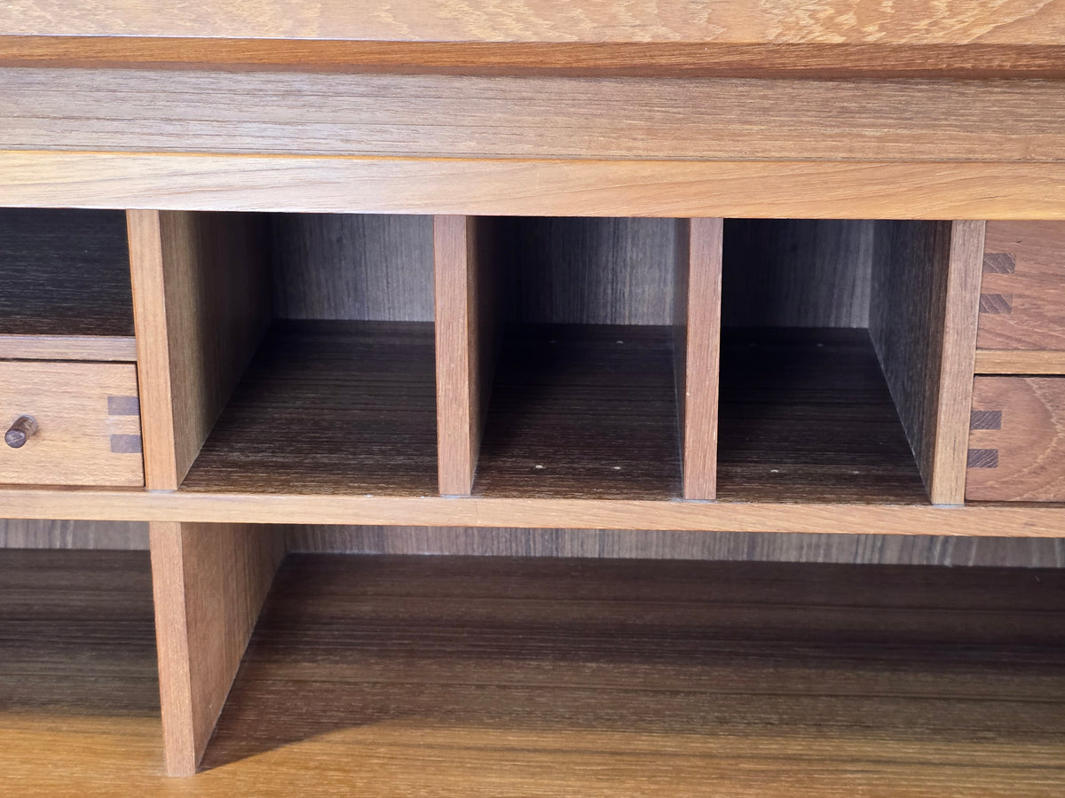 DYRLUND Sekretär Teak Mid Century Dänisch Vintage Kommode Desk Schreibtisch 60s