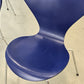 FRITZ HANSEN Serie 7 Stuhl Arne Jacobsen Blau 3107 Designer Stuhl