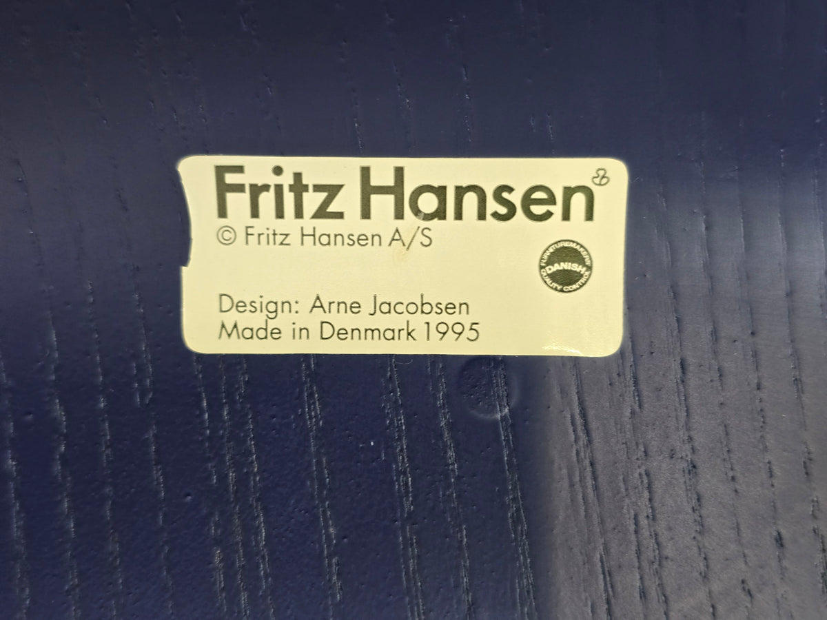 FRITZ HANSEN Serie 7 Stuhl Arne Jacobsen Blau 3107 Designer Stuhl
