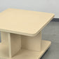 SPACE AGE Couchtisch Beistelltisch Rollen 70er Vintage Beige Mid Century