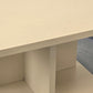 SPACE AGE Couchtisch Beistelltisch Rollen 70er Vintage Beige Mid Century