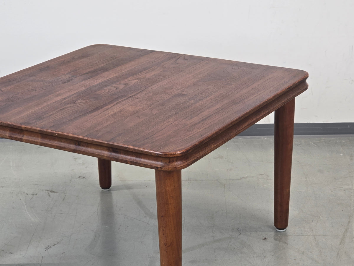 TEAK COUCHTISCH Grete Jalk Glostrup Mid Century Beistelltisch Dänisch 75x75