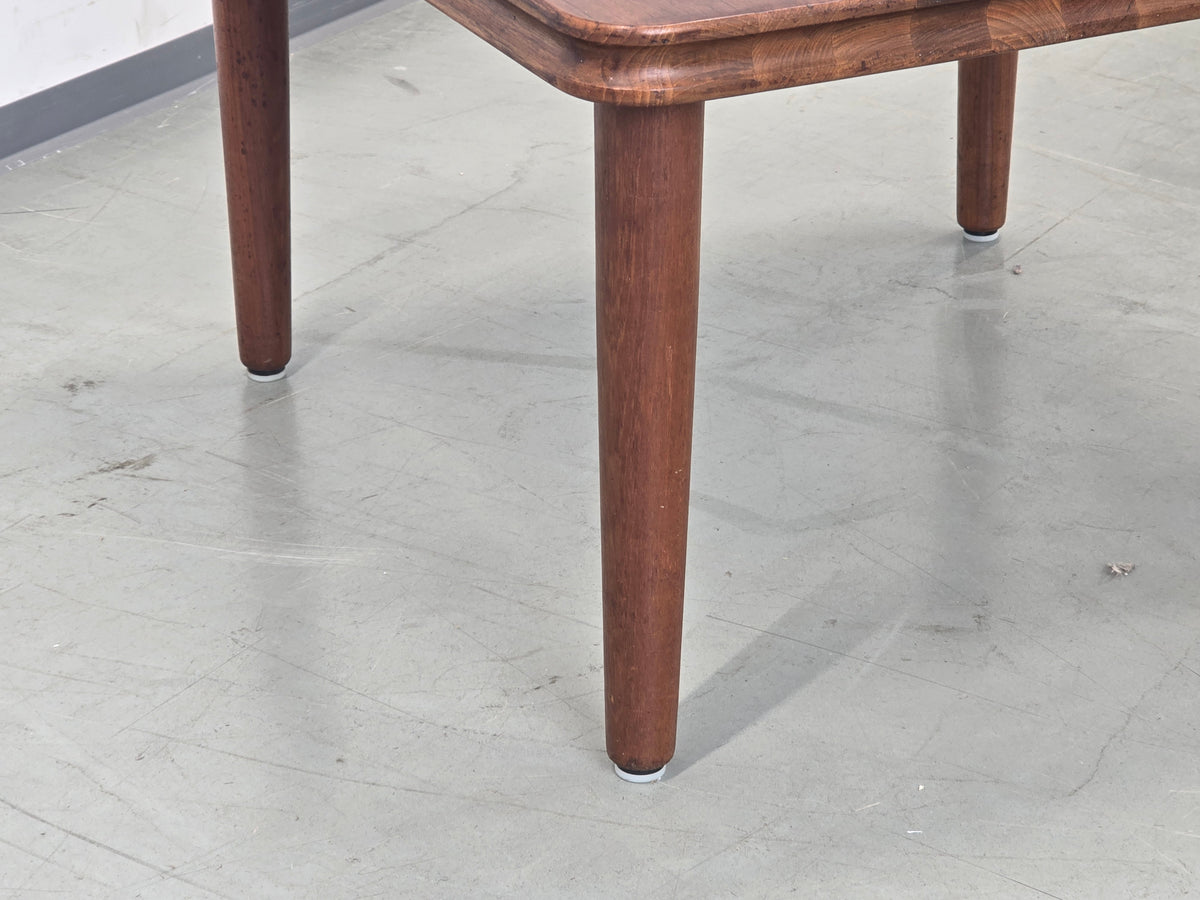 TEAK COUCHTISCH Grete Jalk Glostrup Mid Century Beistelltisch Dänisch 75x75