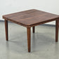 TEAK COUCHTISCH Grete Jalk Glostrup Mid Century Beistelltisch Dänisch 75x75