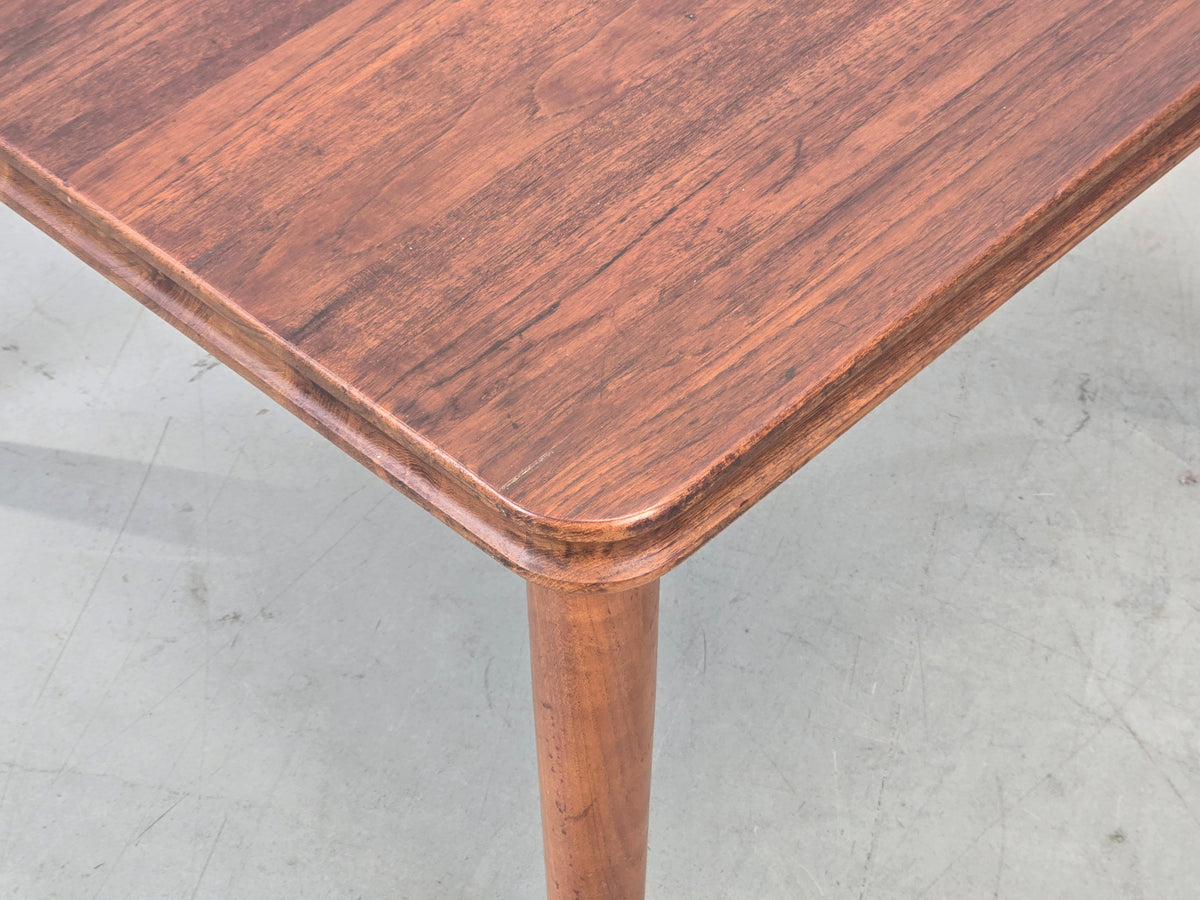 TEAK COUCHTISCH Grete Jalk Glostrup Mid Century Beistelltisch Dänisch 75x75