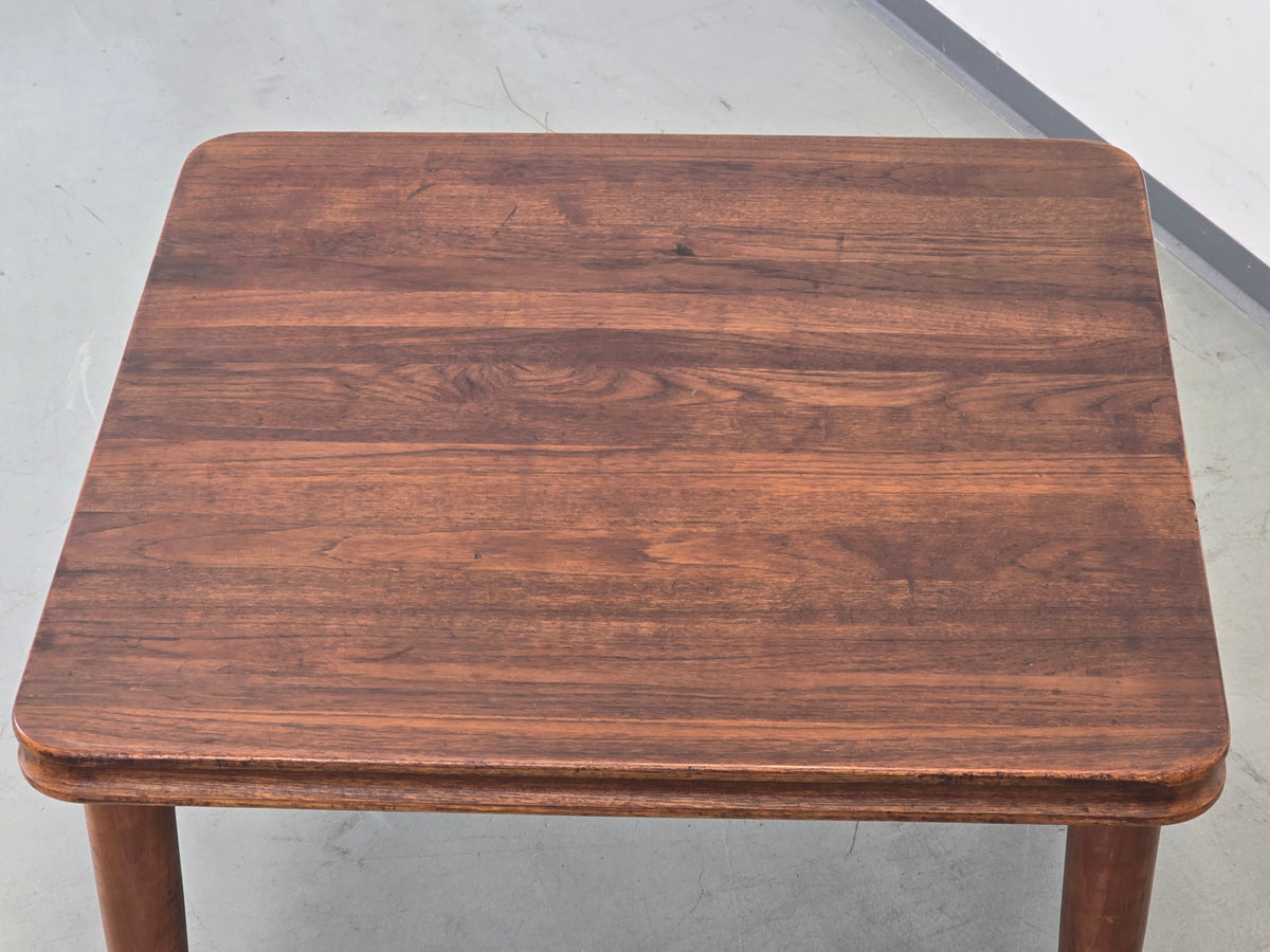 TEAK COUCHTISCH Grete Jalk Glostrup Mid Century Beistelltisch Dänisch 75x75