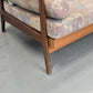 TEAK SOFA Mid Century 60s Dänisch Vintage 3-Sitzer Holz Couch Schlaffunktion