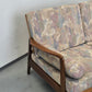 TEAK SOFA Mid Century 60s Dänisch Vintage 3-Sitzer Holz Couch Schlaffunktion