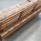 TEAK SOFA Mid Century 60s Dänisch Vintage 3-Sitzer Holz Couch Schlaffunktion