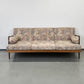 TEAK SOFA Mid Century 60s Dänisch Vintage 3-Sitzer Holz Couch Schlaffunktion