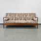 TEAK SOFA Mid Century 60s Dänisch Vintage 3-Sitzer Holz Couch Schlaffunktion