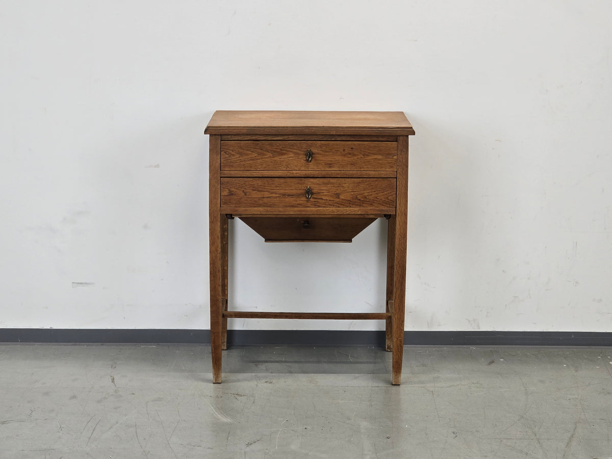 VINTAGE KOMMODE antik Beistelltisch Schränkchen Eiche Ablage Flur