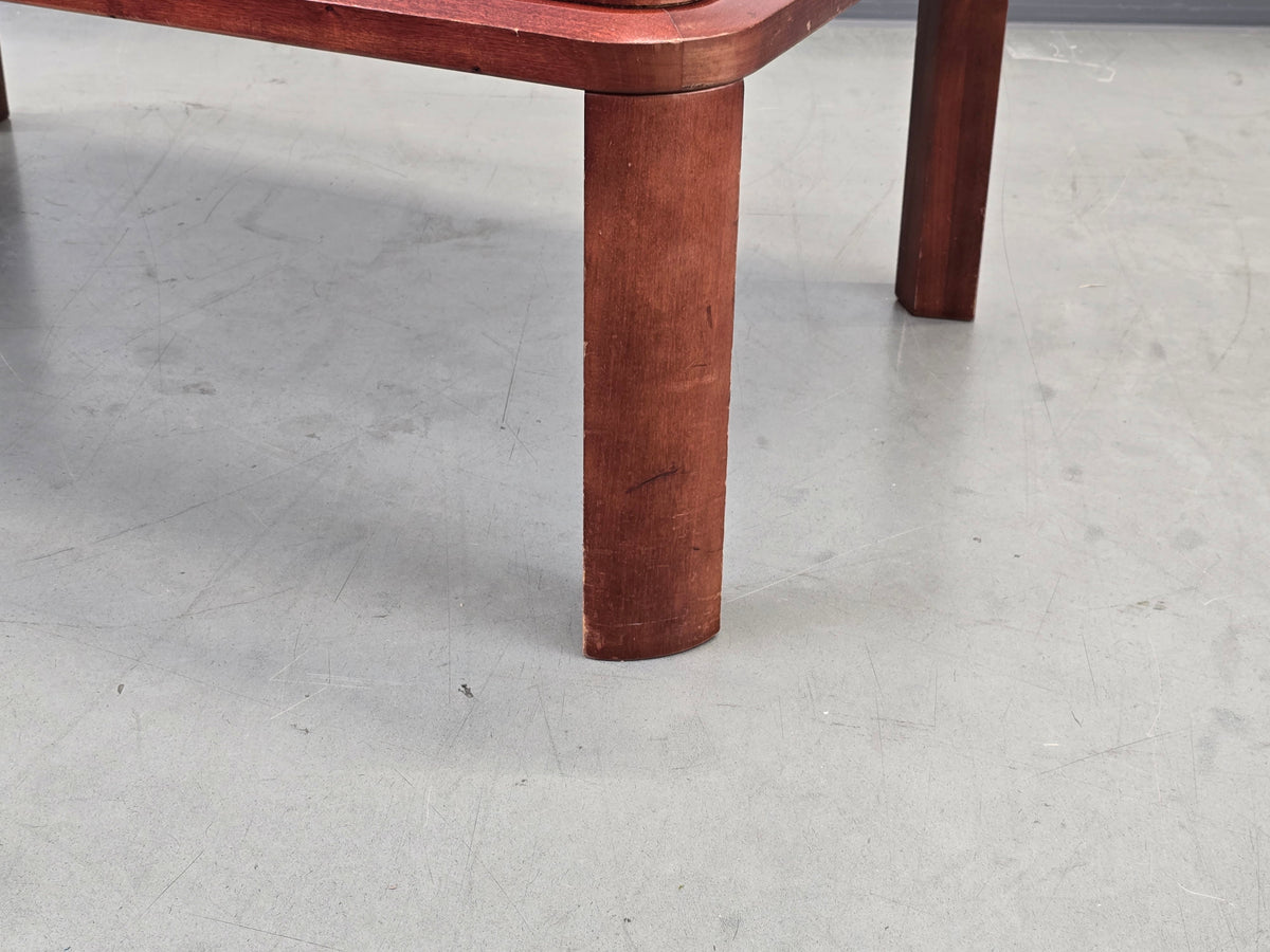 VINTAGE COUCHTISCH Mid Century Mahagoni Holz Tisch Retro 60er 70er Designer