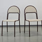 VINTAGE STUHL Postmodern 80er Metall Braun Retro Design Esszimmerstuhl