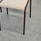 VINTAGE STUHL Postmodern 80er Metall Braun Retro Design Esszimmerstuhl