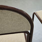 VINTAGE STUHL Postmodern 80er Metall Braun Retro Design Esszimmerstuhl