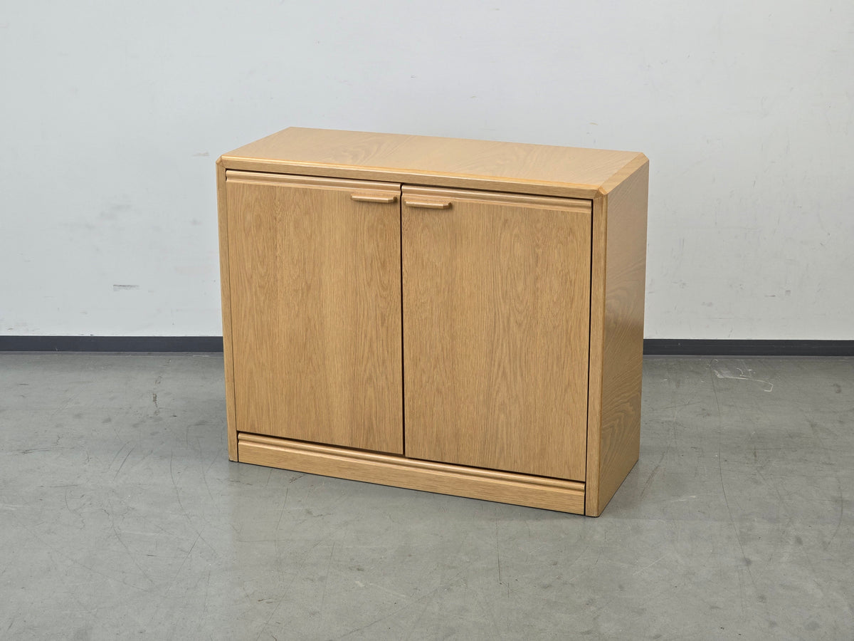 SIDEBOARD KOMMODE Eiche Hell Massiv Vintage Anrichte 90er Mid Century 92 cm