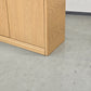 SIDEBOARD KOMMODE Eiche Hell Massiv Vintage Anrichte 90er Mid Century 92 cm