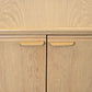 SIDEBOARD KOMMODE Eiche Hell Massiv Vintage Anrichte 90er Mid Century 92 cm