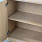 SIDEBOARD KOMMODE Eiche Hell Massiv Vintage Anrichte 90er Mid Century 92 cm