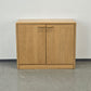 SIDEBOARD KOMMODE Eiche Hell Massiv Vintage Anrichte 90er Mid Century 92 cm