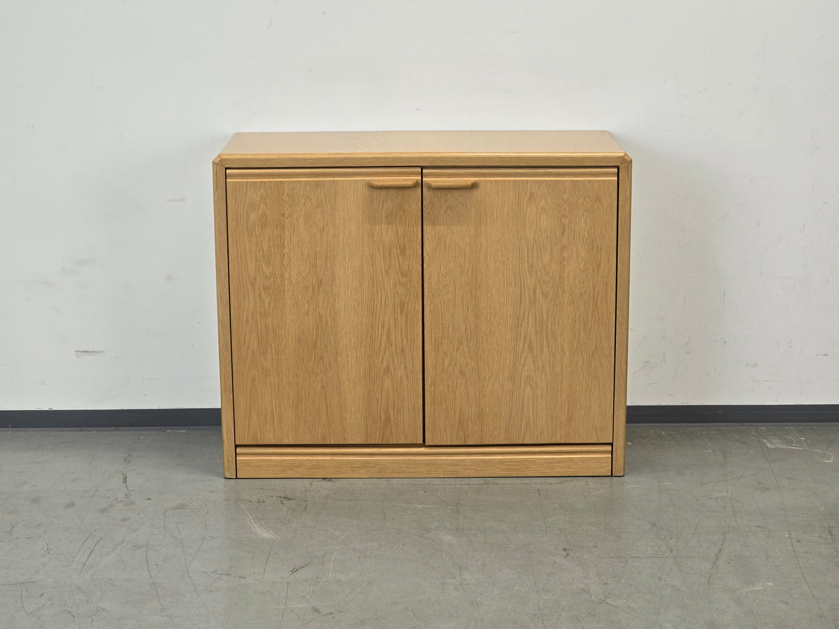 SIDEBOARD KOMMODE Eiche Hell Massiv Vintage Anrichte 90er Mid Century 92 cm