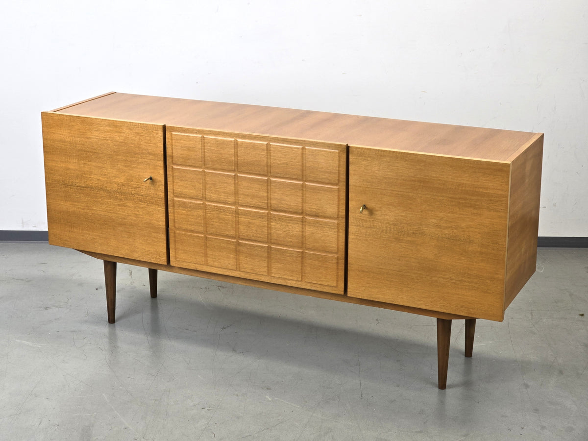 VEIGEL SIDEBOARD Mid Century Nussbaum Vintage 60er Kommode Tv Board