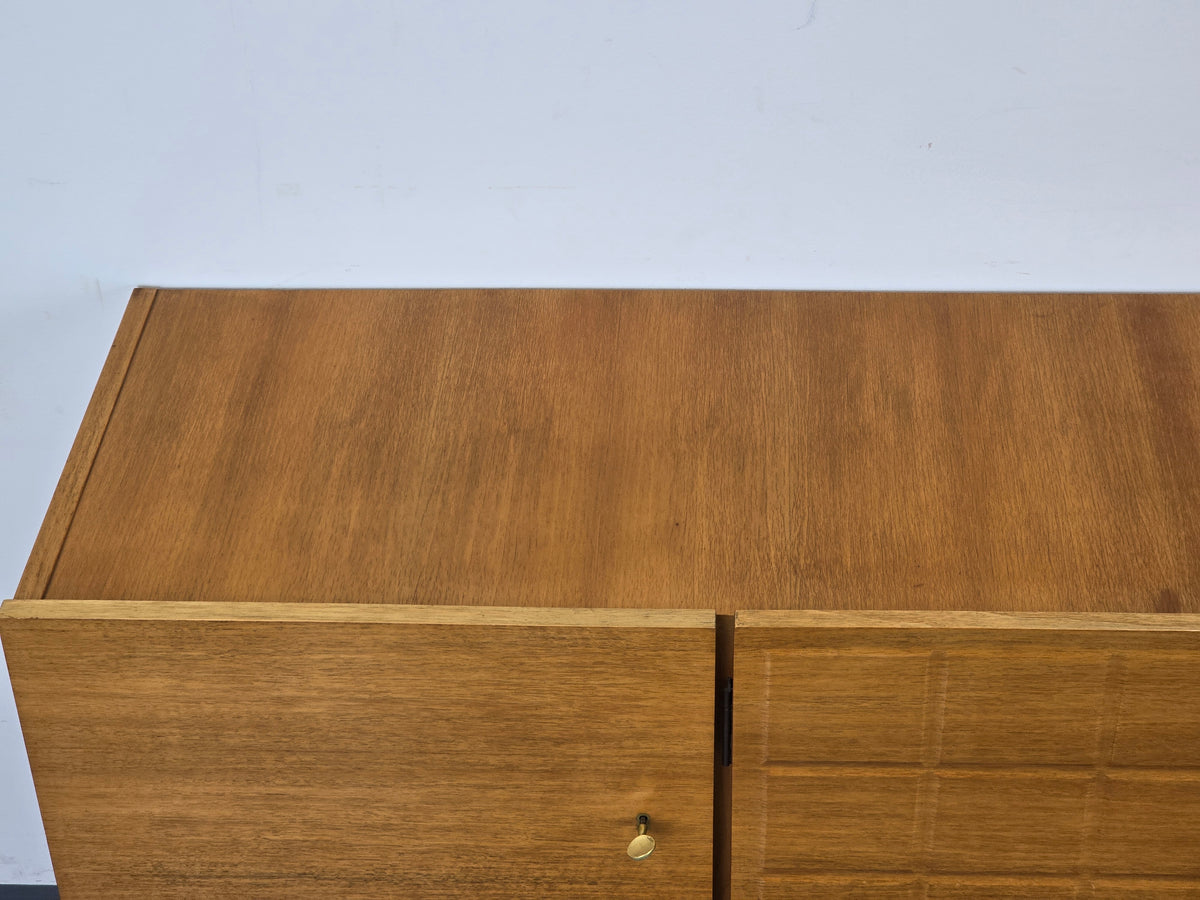 VEIGEL SIDEBOARD Mid Century Nussbaum Vintage 60er Kommode Tv Board