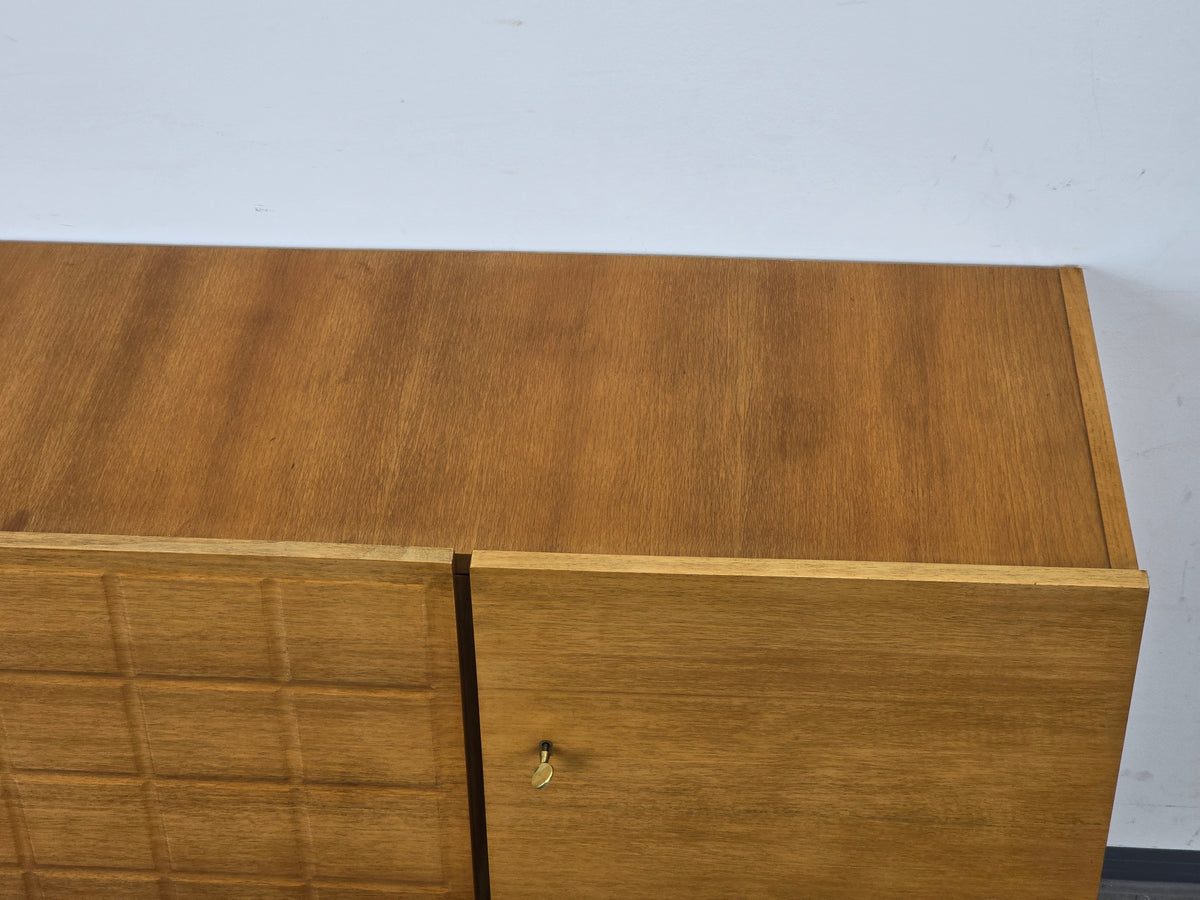 VEIGEL SIDEBOARD Mid Century Nussbaum Vintage 60er Kommode Tv Board