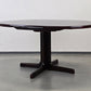 LÜBKE ESSTISCH Palisander Mid Century Säulentisch Oval Ausziehbar Vintage