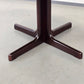 LÜBKE ESSTISCH Palisander Mid Century Säulentisch Oval Ausziehbar Vintage