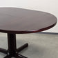 LÜBKE ESSTISCH Palisander Mid Century Säulentisch Oval Ausziehbar Vintage