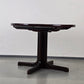 LÜBKE ESSTISCH Palisander Mid Century Säulentisch Oval Ausziehbar Vintage