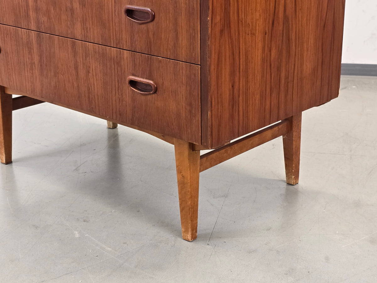 ROYAL BOARD Teak Sekretär Mid Century Rollschreibtisch Kommode 60s