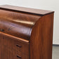 ROYAL BOARD Teak Sekretär Mid Century Rollschreibtisch Kommode 60s